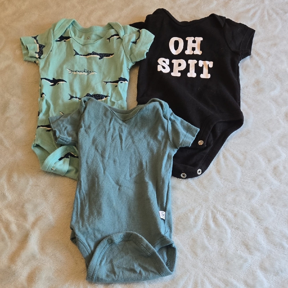 Assorted 0-3 Months Baby Clothes.